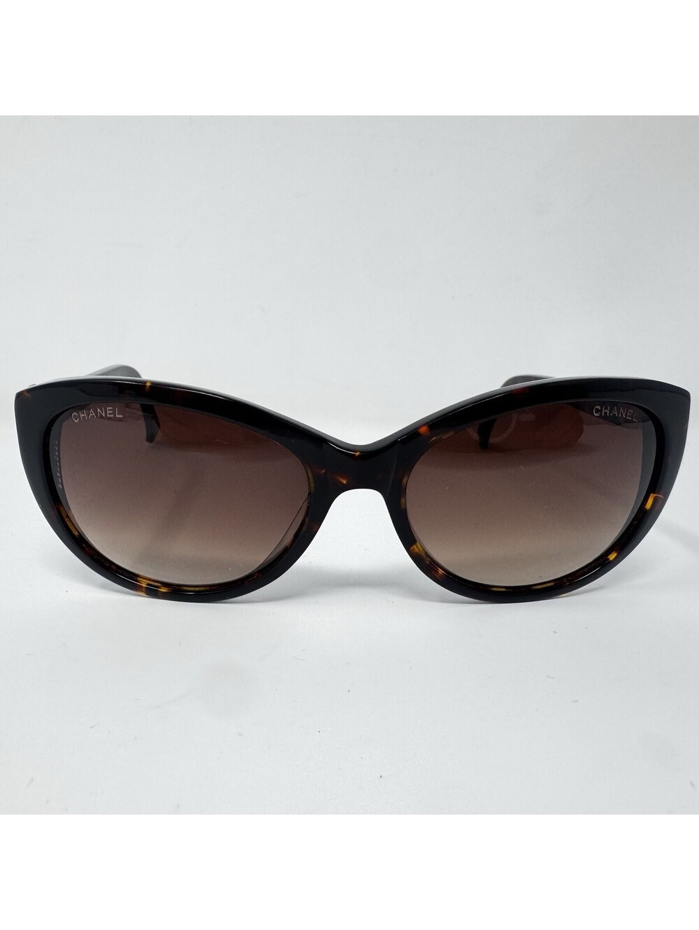 Chanel 5190 C714/3B Bouton Brown Tortoise Sunglasses 55-19-130